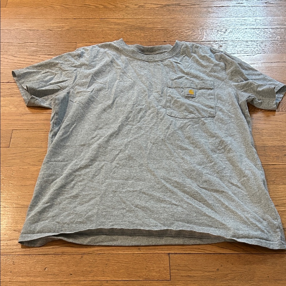 Carhartt Heather Gray Short Sleeve Pocket Tee